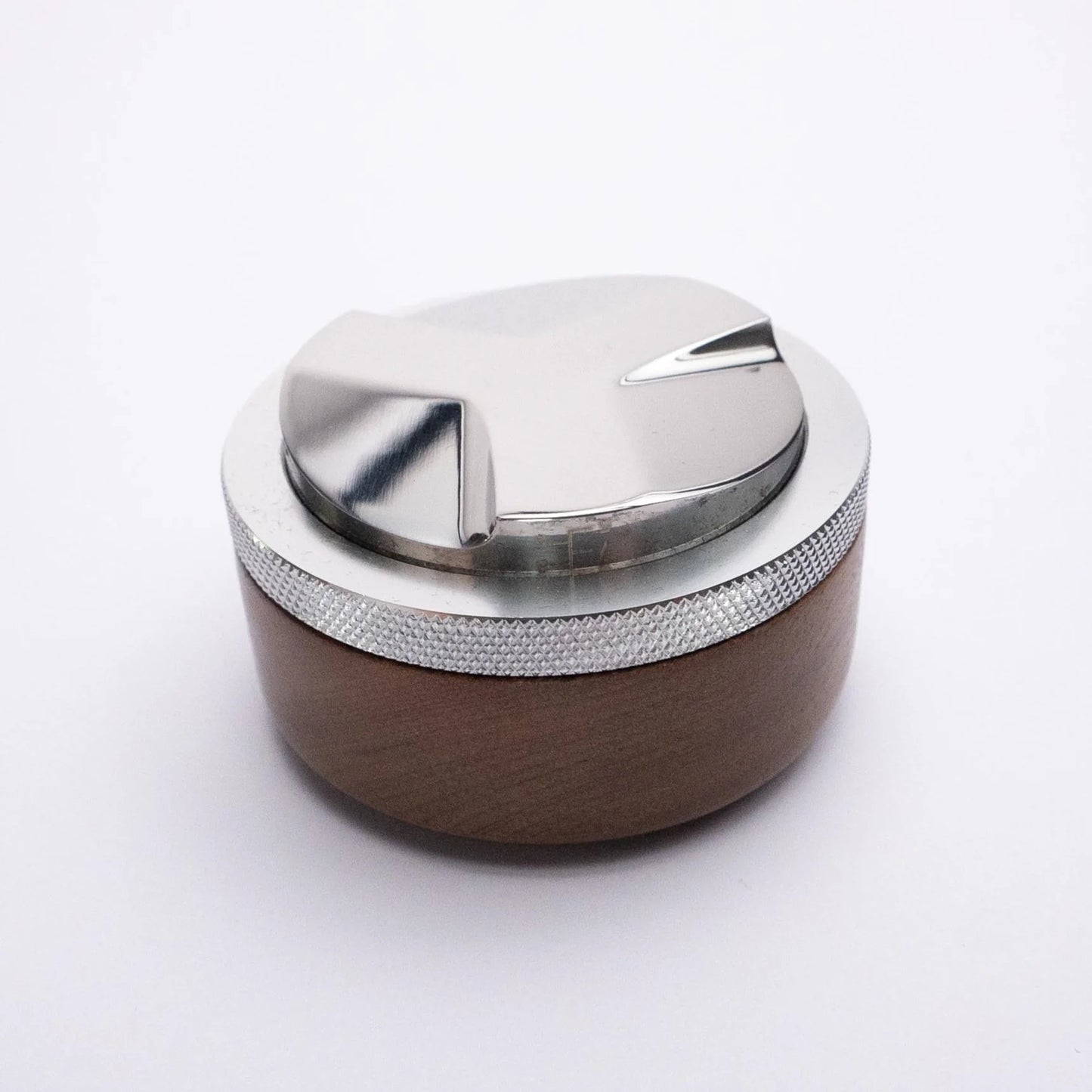 Coffee Distributor Tool (Walnut/Stainless)