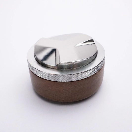 Coffee Distributor Tool (Walnut/Stainless)